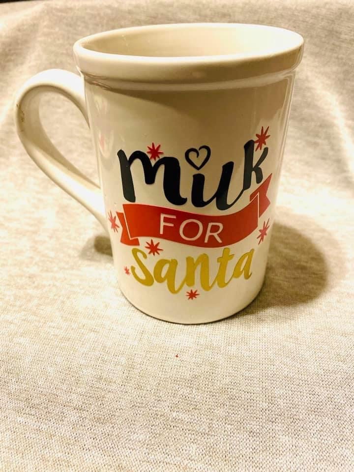 Personalized Plate and Mug Set for Santa