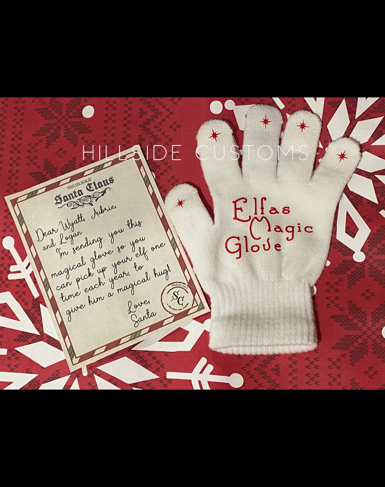 Magical Elf Glove with Personalized Note