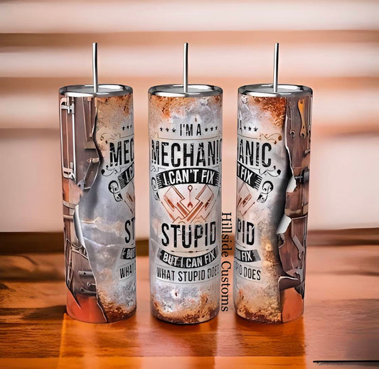 Mechanic Stainless Steel Tumbler