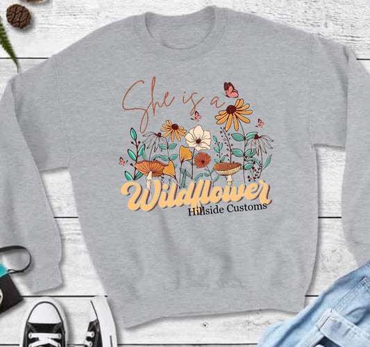 She’s a wildflower sweater